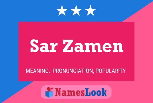 ملصق اسم Sar Zamen