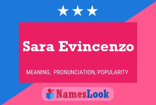 ملصق اسم Sara Evincenzo