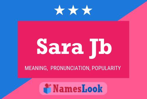 ملصق اسم Sara Jb