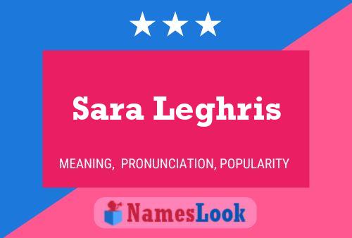 ملصق اسم Sara Leghris