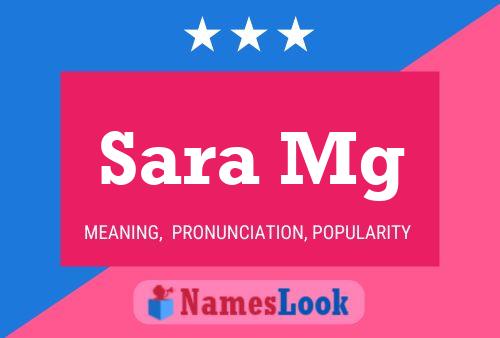 ملصق اسم Sara Mg