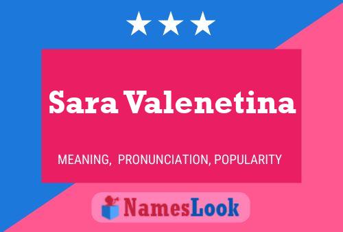 ملصق اسم Sara Valenetina