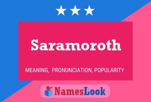 ملصق اسم Saramoroth