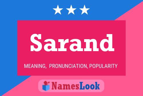 ملصق اسم Sarand