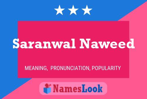 ملصق اسم Saranwal Naweed