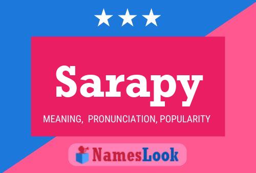 ملصق اسم Sarapy