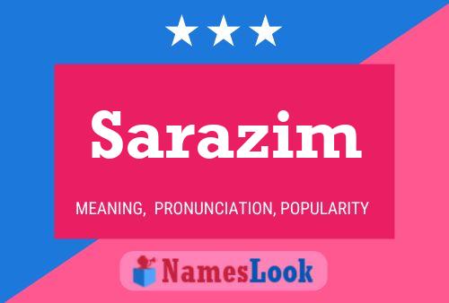 ملصق اسم Sarazim