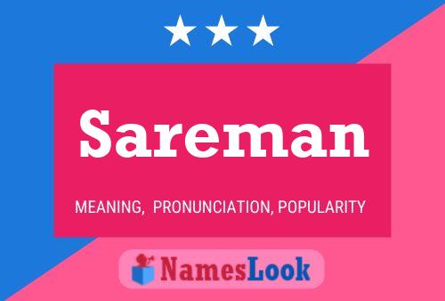 ملصق اسم Sareman