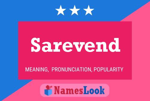 ملصق اسم Sarevend