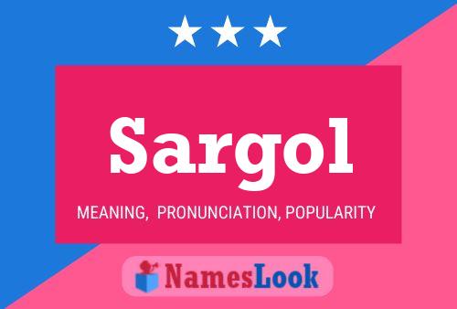 ملصق اسم Sargol