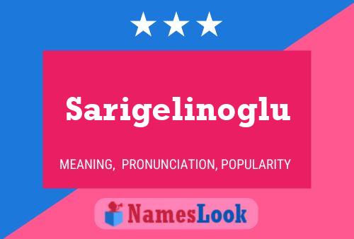 ملصق اسم Sarigelinoglu