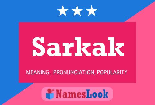 ملصق اسم Sarkak