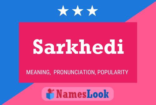 ملصق اسم Sarkhedi