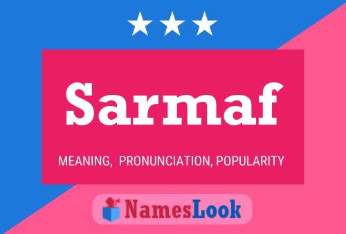 ملصق اسم Sarmaf