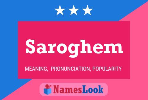 ملصق اسم Saroghem