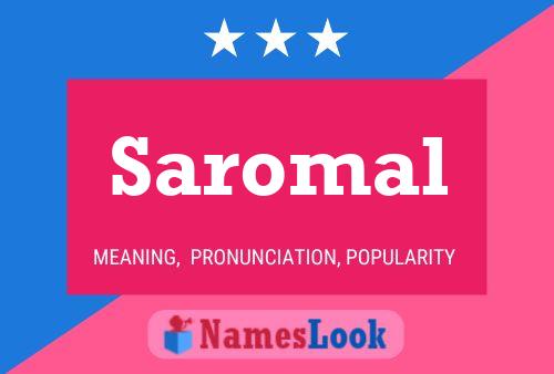 ملصق اسم Saromal