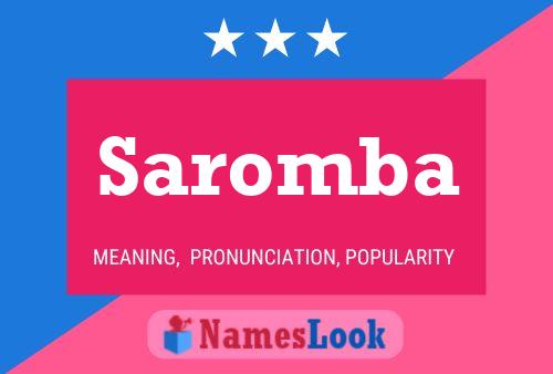 ملصق اسم Saromba