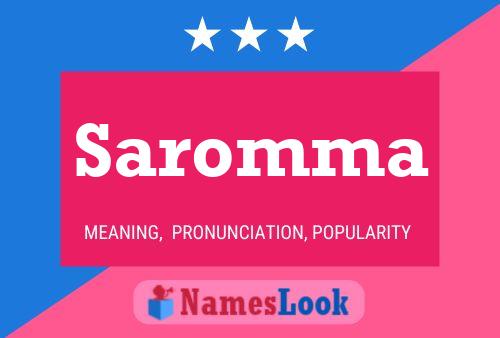 ملصق اسم Saromma