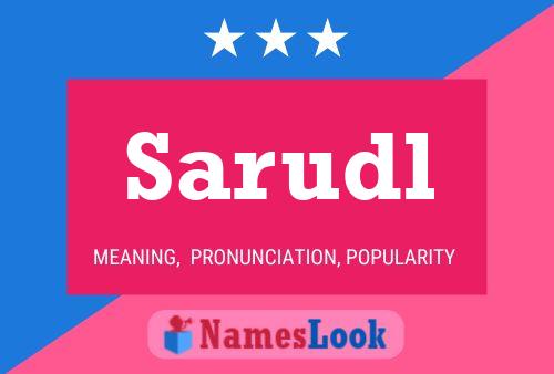 ملصق اسم Sarudl