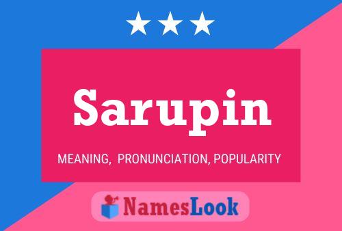 ملصق اسم Sarupin