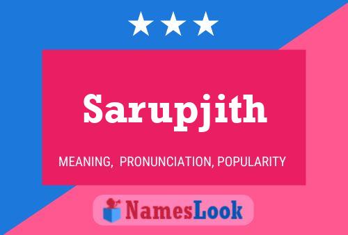 ملصق اسم Sarupjith