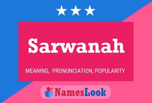 ملصق اسم Sarwanah