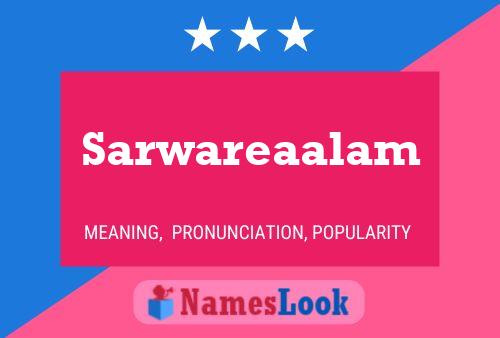 ملصق اسم Sarwareaalam