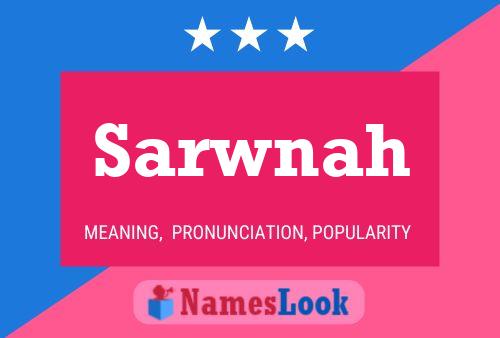 ملصق اسم Sarwnah