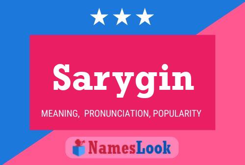 ملصق اسم Sarygin