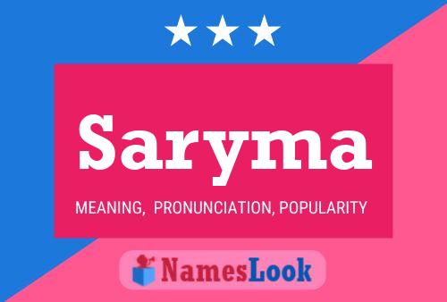 ملصق اسم Saryma