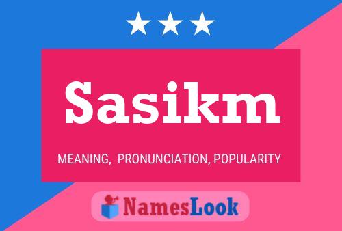 ملصق اسم Sasikm