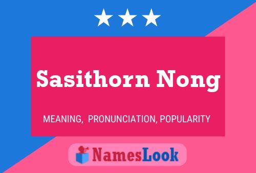 ملصق اسم Sasithorn Nong