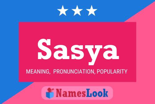 ملصق اسم Sasya