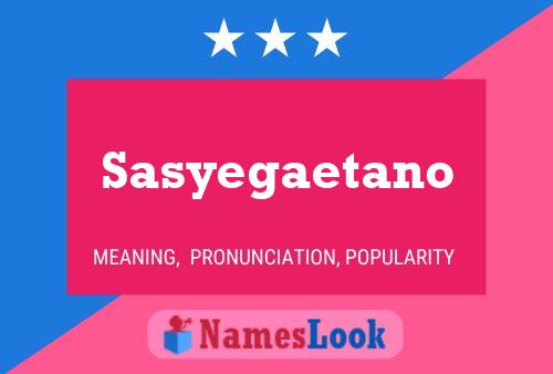 ملصق اسم Sasyegaetano