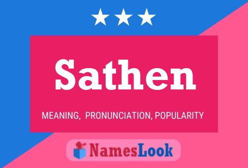 ملصق اسم Sathen