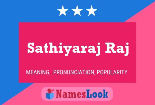 ملصق اسم Sathiyaraj Raj