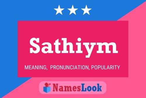 ملصق اسم Sathiym