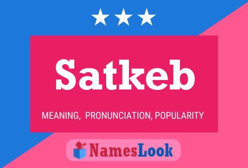 ملصق اسم Satkeb