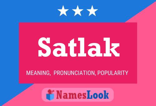 ملصق اسم Satlak