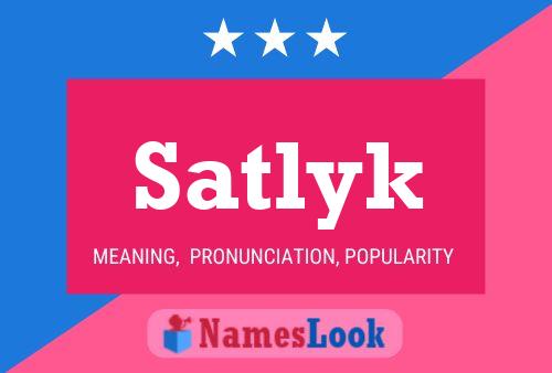 ملصق اسم Satlyk