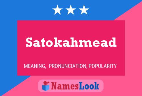 ملصق اسم Satokahmead