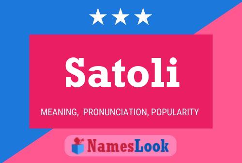 ملصق اسم Satoli