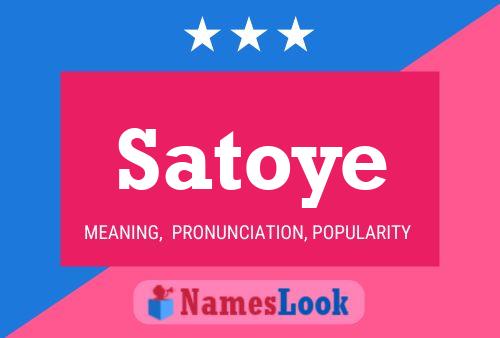 ملصق اسم Satoye