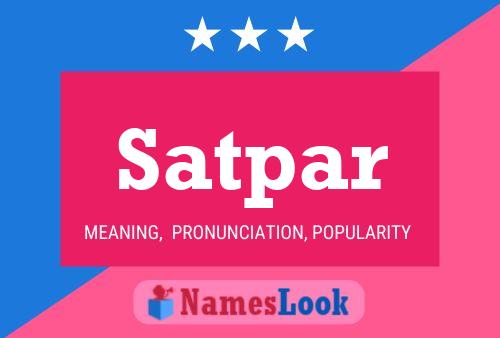 ملصق اسم Satpar