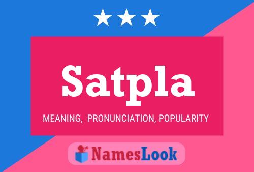 ملصق اسم Satpla