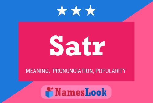 ملصق اسم Satr