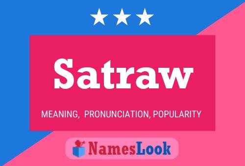 ملصق اسم Satraw