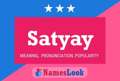 ملصق اسم Satyay