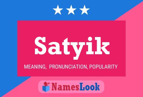 ملصق اسم Satyik