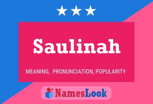 ملصق اسم Saulinah